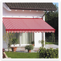 The right awning can enhance the beauty of your home.